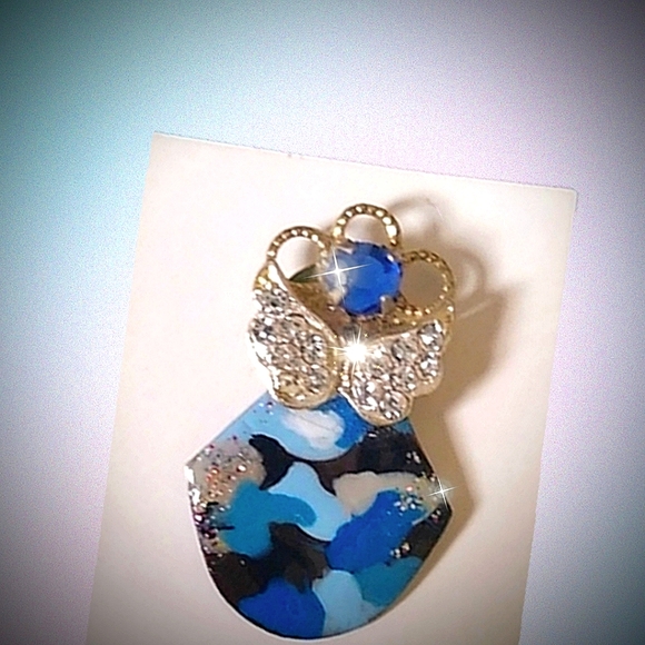 Blue Camouflage Angel Tac Pin - Picture 9 of 13